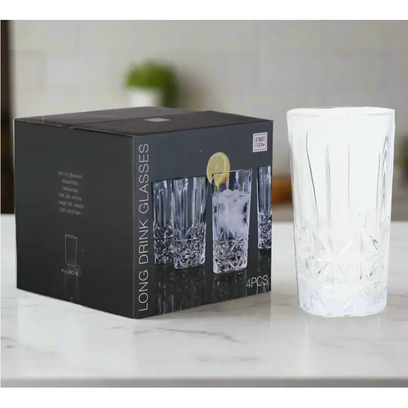 Set 4 pahare whiskey inalte, model 743